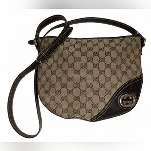 Gucci Half Moon Britt Crossbody Bag - EUC!